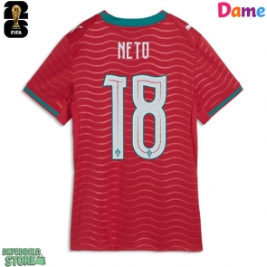 Portugal Pedro Neto #18 Replika Hjemmebanetrøje Dame VM 2026 Kortærmet
